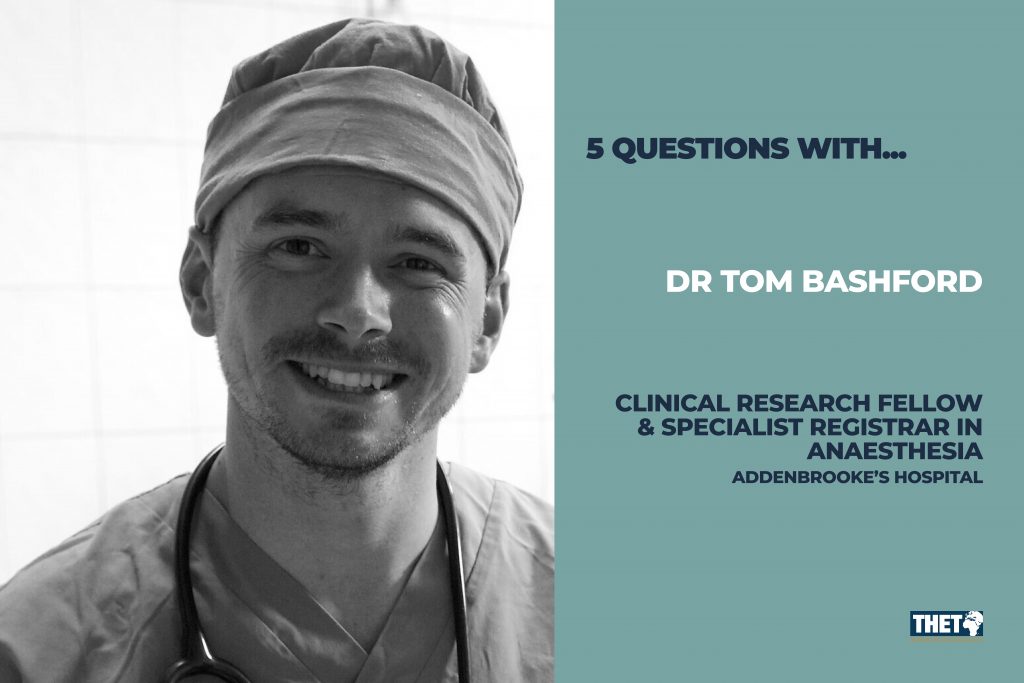 Five Questions With...Dr Tom Bashford - THET